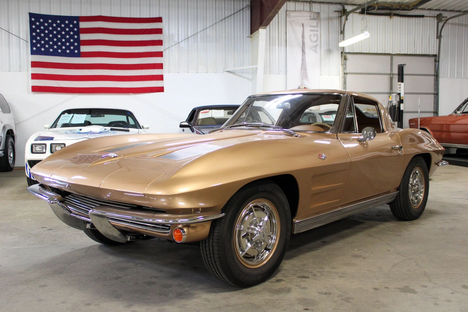1963 Chevrolet Corvette from our collection, photographed in the showroom